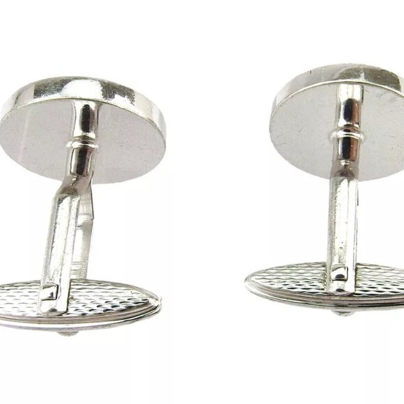 dunhill cuff logo button 925 Silver Authentic Used T19842 - Picture 3 of 9